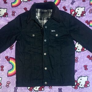 Middle of Beyond Misfits black sherpa jacket